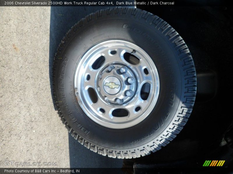 Dark Blue Metallic / Dark Charcoal 2006 Chevrolet Silverado 2500HD Work Truck Regular Cab 4x4
