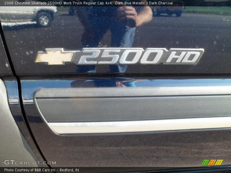 Dark Blue Metallic / Dark Charcoal 2006 Chevrolet Silverado 2500HD Work Truck Regular Cab 4x4