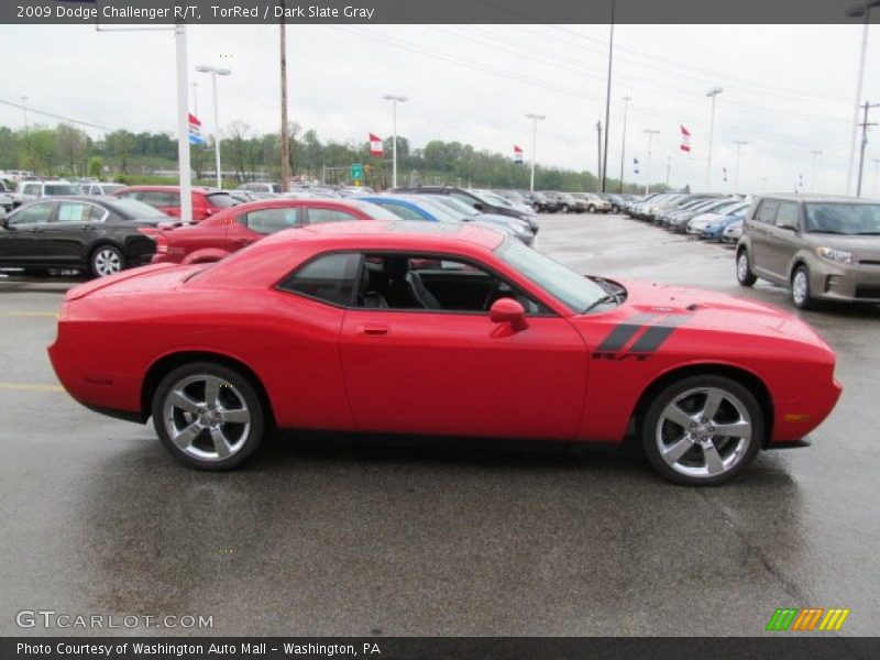 TorRed / Dark Slate Gray 2009 Dodge Challenger R/T