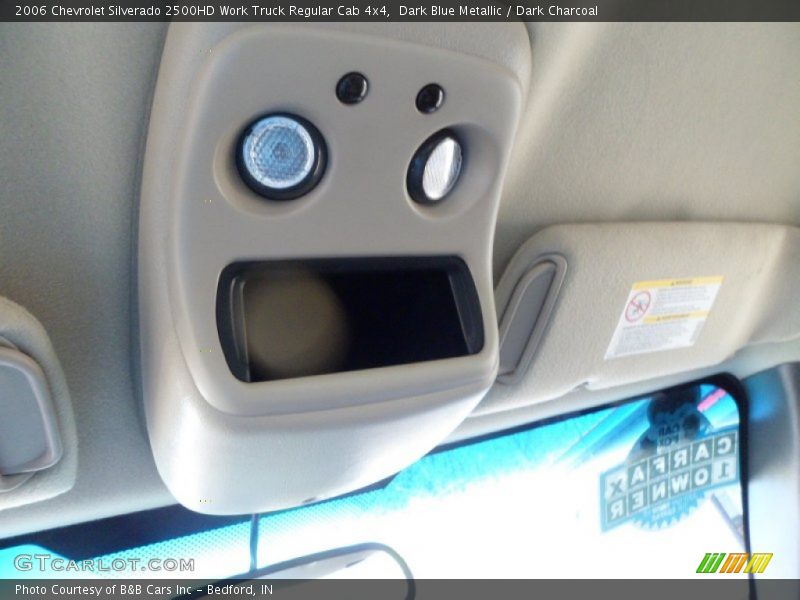 Dark Blue Metallic / Dark Charcoal 2006 Chevrolet Silverado 2500HD Work Truck Regular Cab 4x4