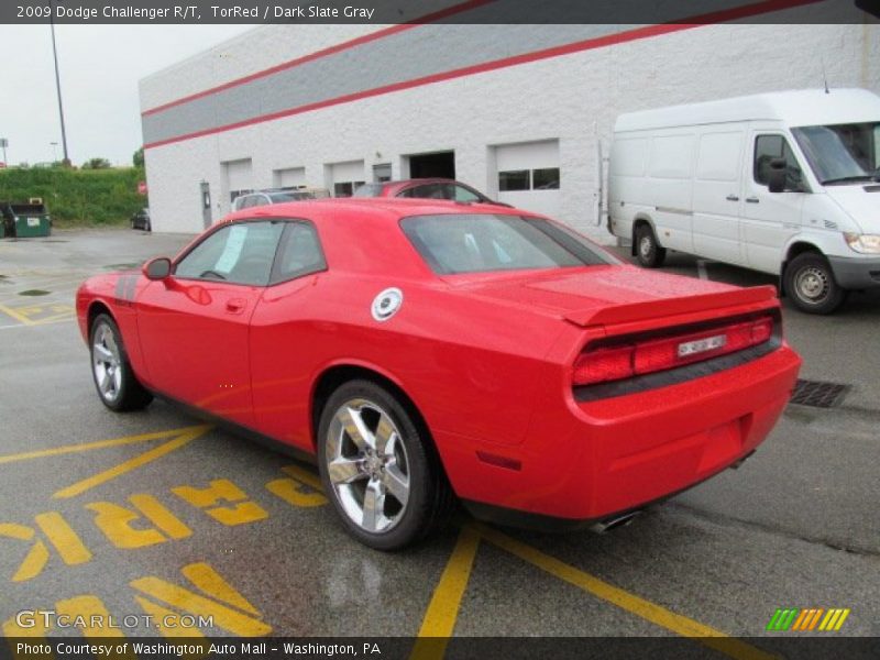 TorRed / Dark Slate Gray 2009 Dodge Challenger R/T