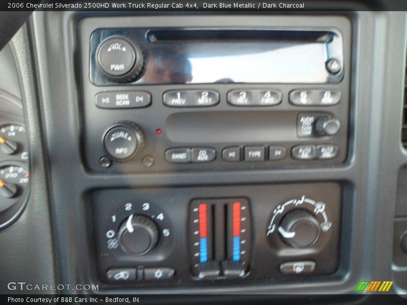 Dark Blue Metallic / Dark Charcoal 2006 Chevrolet Silverado 2500HD Work Truck Regular Cab 4x4