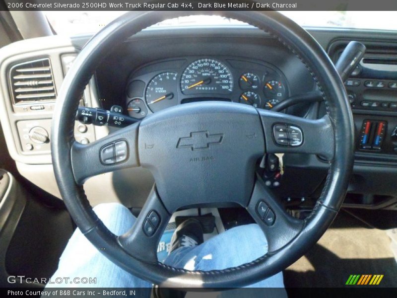 Dark Blue Metallic / Dark Charcoal 2006 Chevrolet Silverado 2500HD Work Truck Regular Cab 4x4