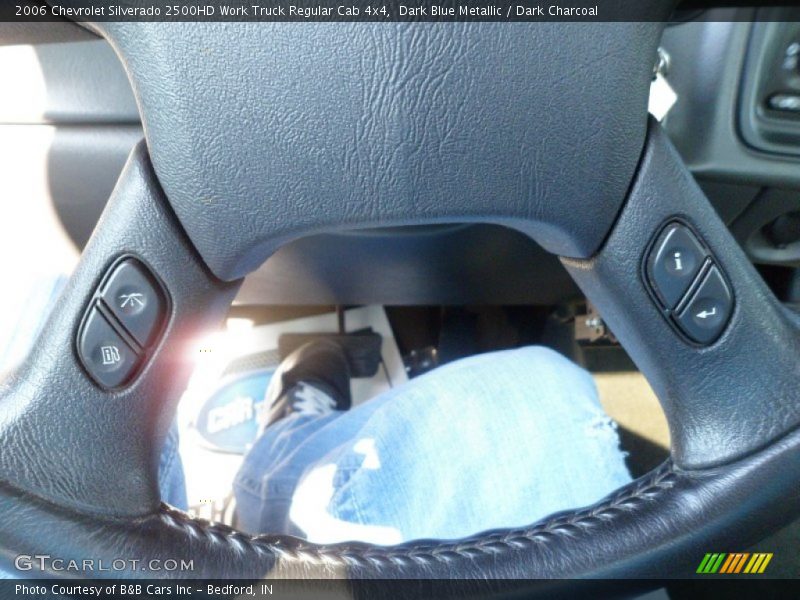 Dark Blue Metallic / Dark Charcoal 2006 Chevrolet Silverado 2500HD Work Truck Regular Cab 4x4
