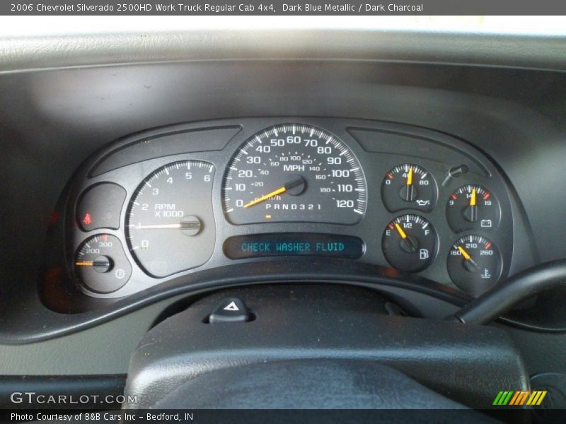 Dark Blue Metallic / Dark Charcoal 2006 Chevrolet Silverado 2500HD Work Truck Regular Cab 4x4