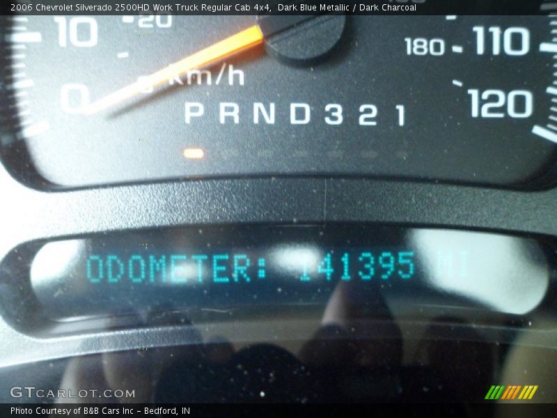 Dark Blue Metallic / Dark Charcoal 2006 Chevrolet Silverado 2500HD Work Truck Regular Cab 4x4