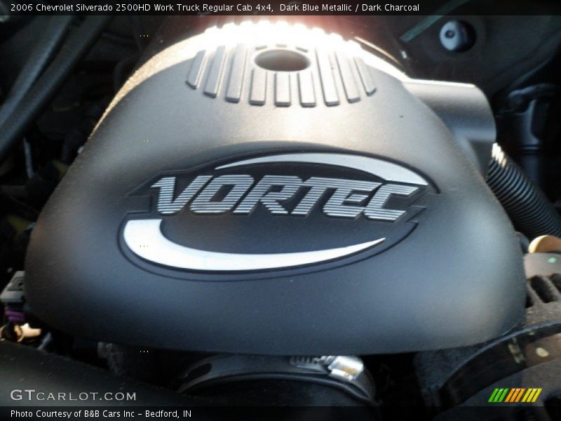 Dark Blue Metallic / Dark Charcoal 2006 Chevrolet Silverado 2500HD Work Truck Regular Cab 4x4
