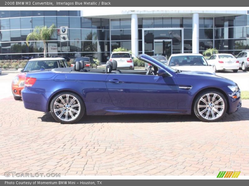 Interlagos Blue Metallic / Black 2008 BMW M3 Convertible