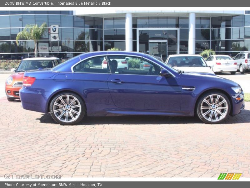 Interlagos Blue Metallic / Black 2008 BMW M3 Convertible
