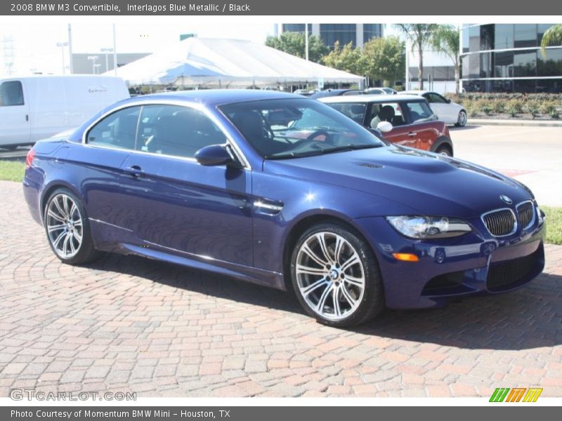 Interlagos Blue Metallic / Black 2008 BMW M3 Convertible