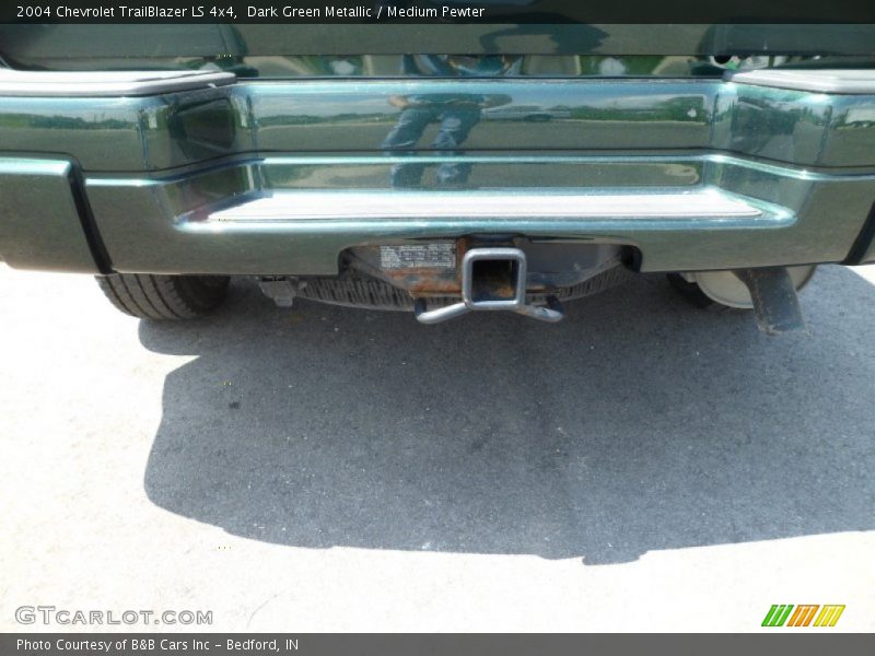 Dark Green Metallic / Medium Pewter 2004 Chevrolet TrailBlazer LS 4x4