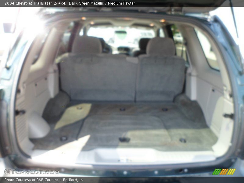 Dark Green Metallic / Medium Pewter 2004 Chevrolet TrailBlazer LS 4x4