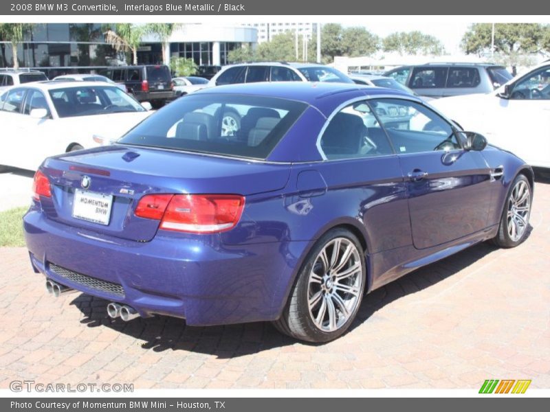 Interlagos Blue Metallic / Black 2008 BMW M3 Convertible