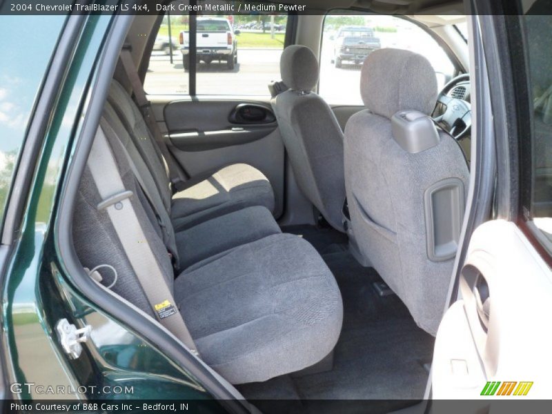 Dark Green Metallic / Medium Pewter 2004 Chevrolet TrailBlazer LS 4x4