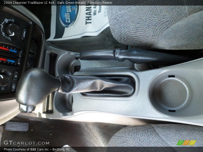 Dark Green Metallic / Medium Pewter 2004 Chevrolet TrailBlazer LS 4x4