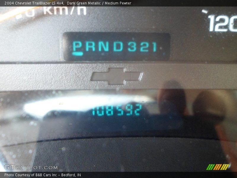 Dark Green Metallic / Medium Pewter 2004 Chevrolet TrailBlazer LS 4x4