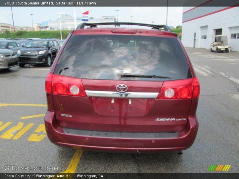 Salsa Red Pearl / Fawn 2008 Toyota Sienna Limited