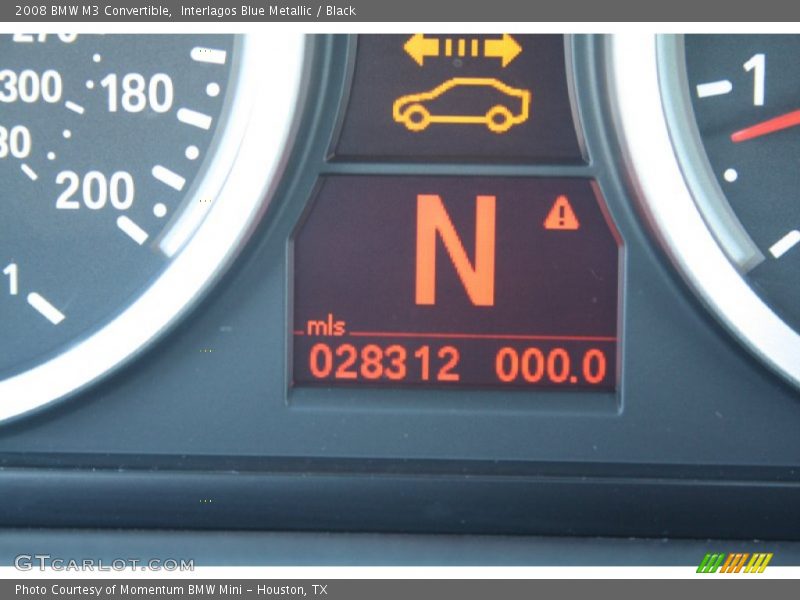 Interlagos Blue Metallic / Black 2008 BMW M3 Convertible