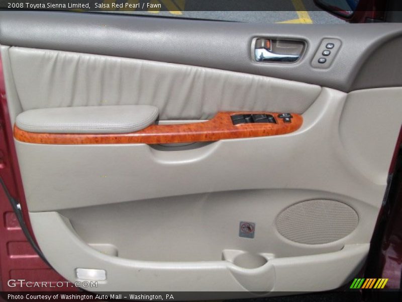 Salsa Red Pearl / Fawn 2008 Toyota Sienna Limited