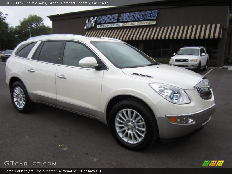 White Diamond Tricoat / Cashmere 2012 Buick Enclave AWD