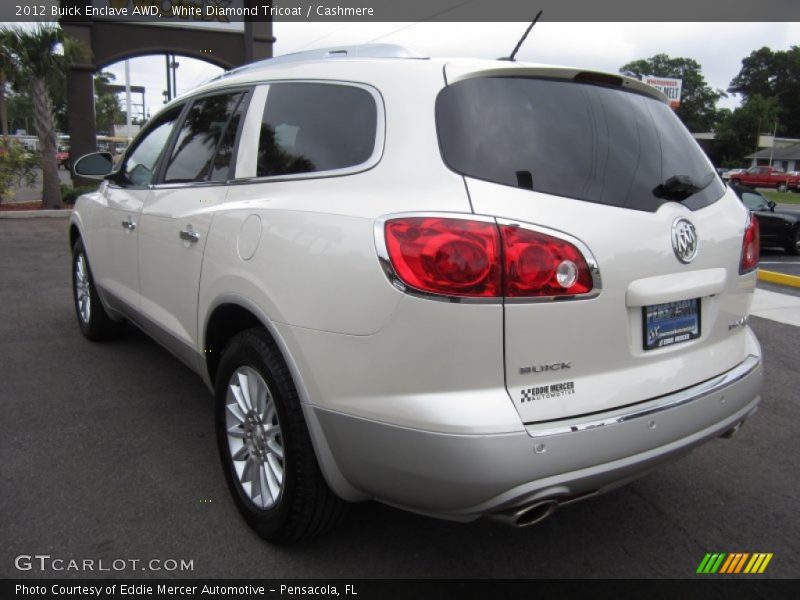 White Diamond Tricoat / Cashmere 2012 Buick Enclave AWD
