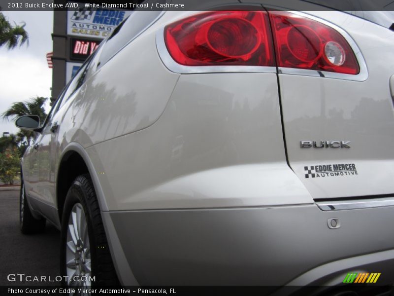 White Diamond Tricoat / Cashmere 2012 Buick Enclave AWD