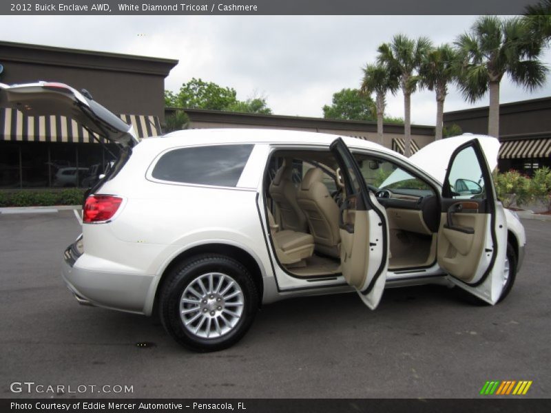 White Diamond Tricoat / Cashmere 2012 Buick Enclave AWD