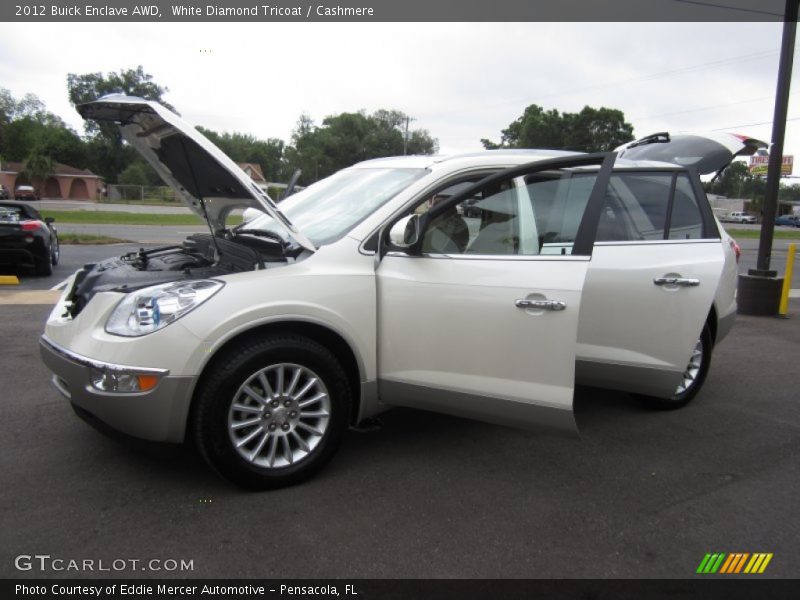 White Diamond Tricoat / Cashmere 2012 Buick Enclave AWD