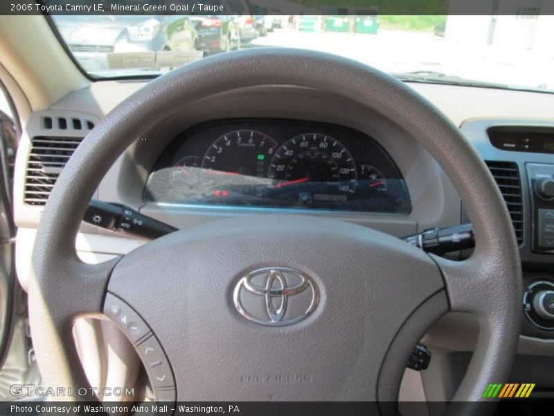 Mineral Green Opal / Taupe 2006 Toyota Camry LE