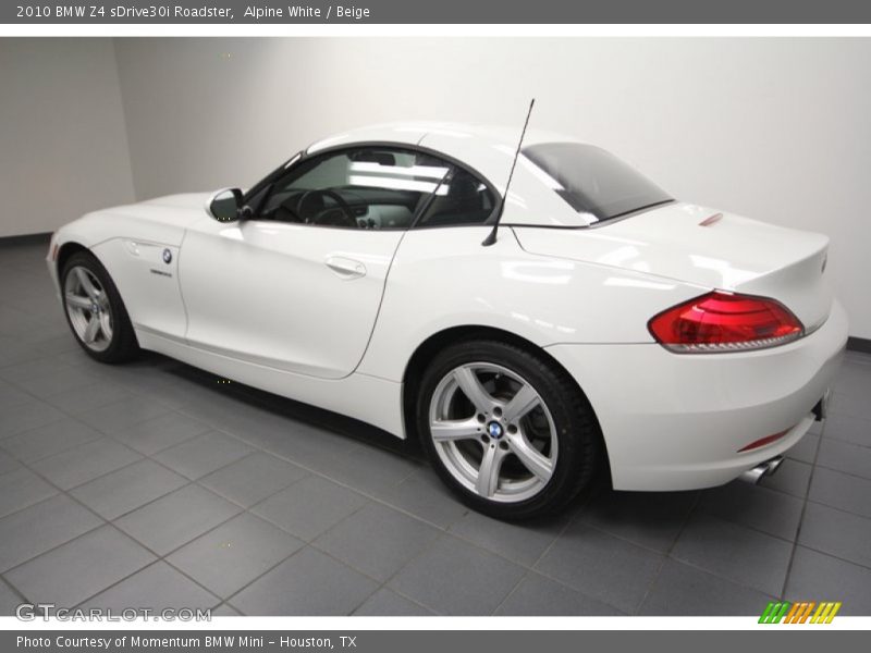  2010 Z4 sDrive30i Roadster Alpine White