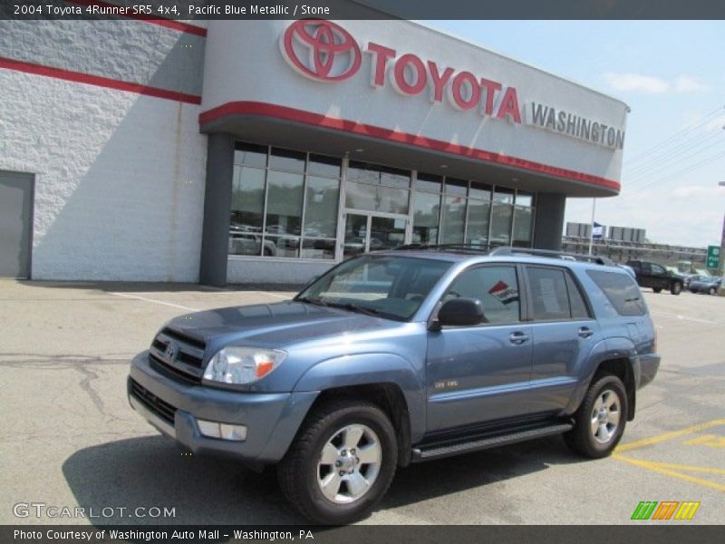 Pacific Blue Metallic / Stone 2004 Toyota 4Runner SR5 4x4