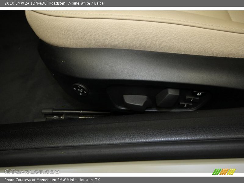 Alpine White / Beige 2010 BMW Z4 sDrive30i Roadster
