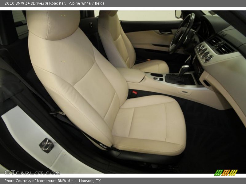Alpine White / Beige 2010 BMW Z4 sDrive30i Roadster
