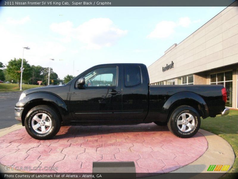 Super Black / Graphite 2011 Nissan Frontier SV V6 King Cab