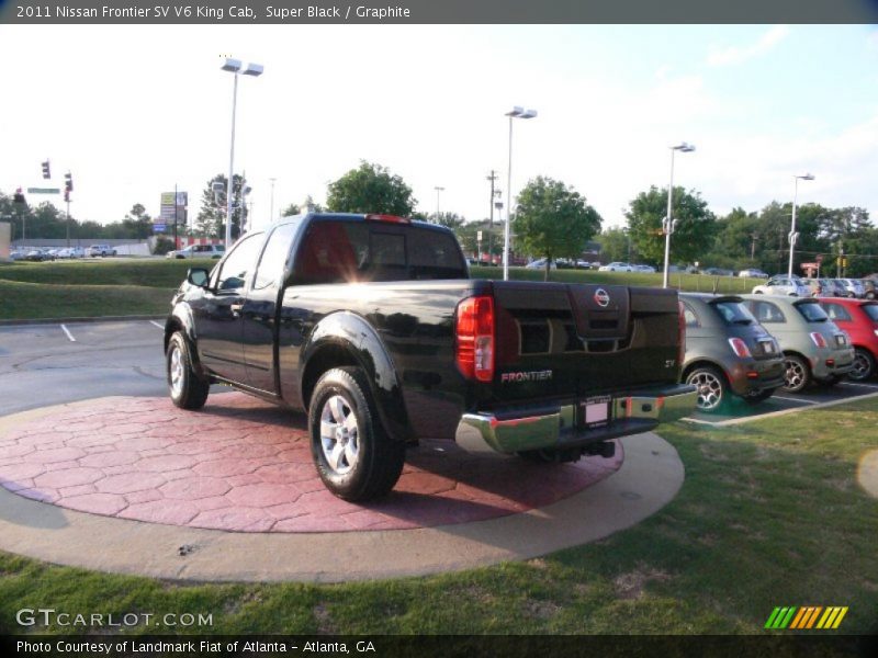 Super Black / Graphite 2011 Nissan Frontier SV V6 King Cab