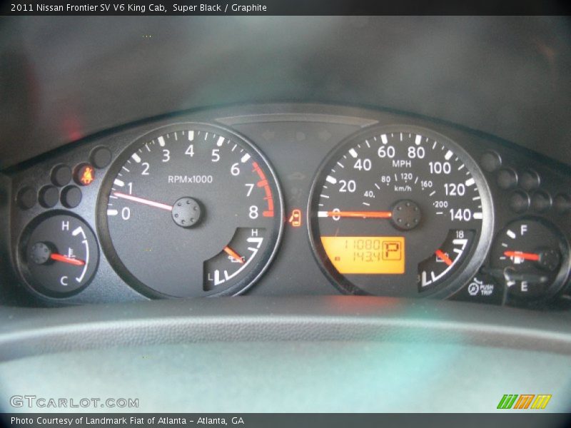 Super Black / Graphite 2011 Nissan Frontier SV V6 King Cab