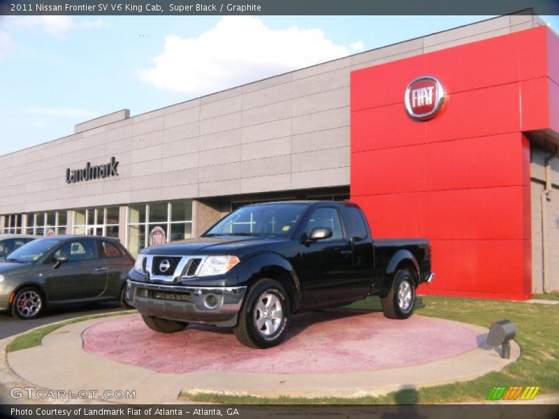 Super Black / Graphite 2011 Nissan Frontier SV V6 King Cab