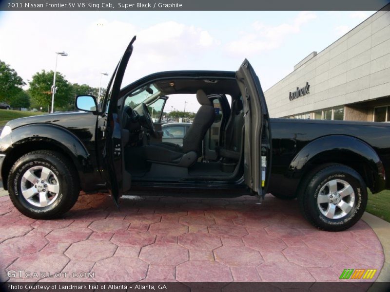 Super Black / Graphite 2011 Nissan Frontier SV V6 King Cab