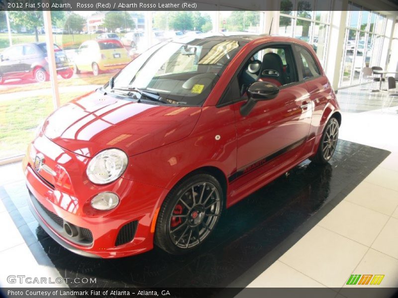 Front 3/4 View of 2012 500 Abarth