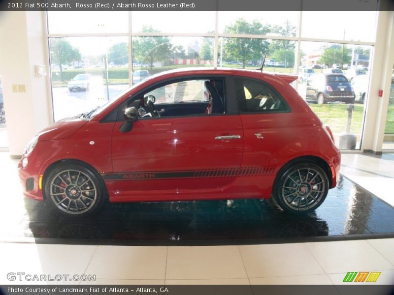 Rosso (Red) / Abarth Rosso Leather (Red) 2012 Fiat 500 Abarth