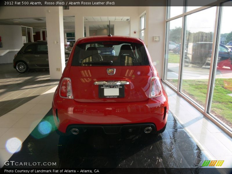 Rosso (Red) / Abarth Rosso Leather (Red) 2012 Fiat 500 Abarth