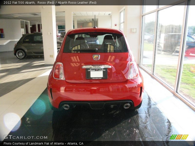 Rosso (Red) / Abarth Rosso Leather (Red) 2012 Fiat 500 Abarth