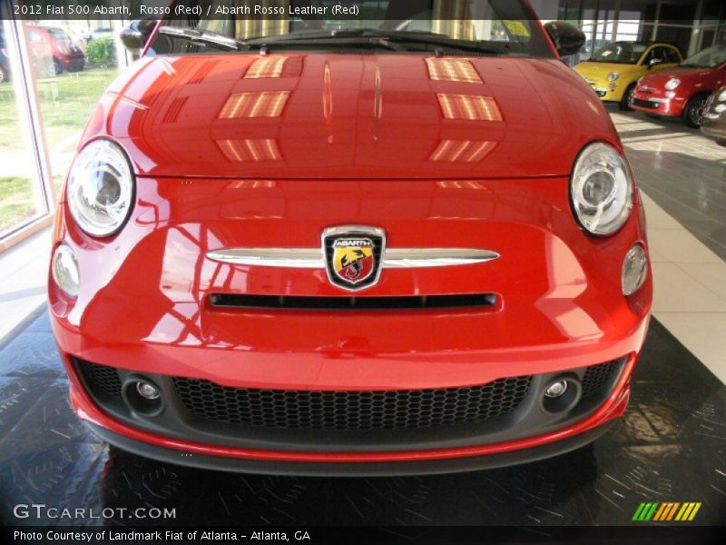 Rosso (Red) / Abarth Rosso Leather (Red) 2012 Fiat 500 Abarth