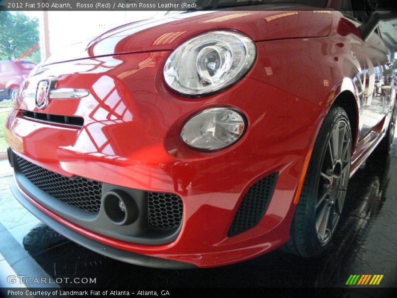 Rosso (Red) / Abarth Rosso Leather (Red) 2012 Fiat 500 Abarth