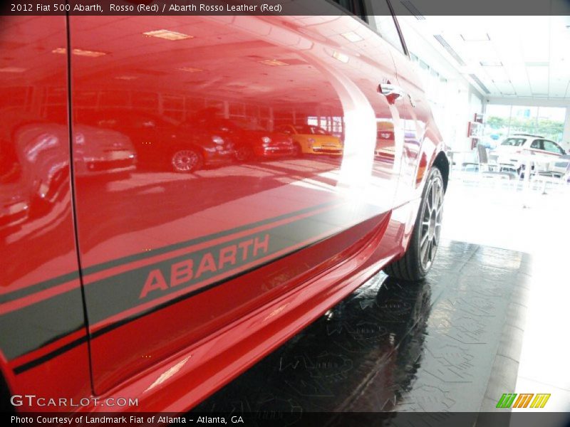 Rosso (Red) / Abarth Rosso Leather (Red) 2012 Fiat 500 Abarth