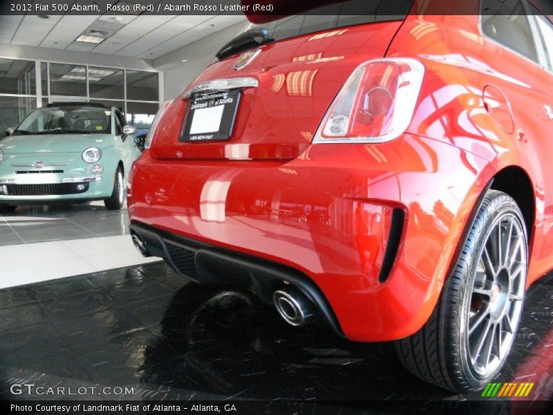 Rosso (Red) / Abarth Rosso Leather (Red) 2012 Fiat 500 Abarth