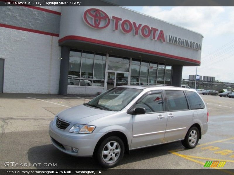 Highlight Silver / Gray 2000 Mazda MPV LX