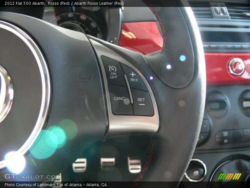Controls of 2012 500 Abarth
