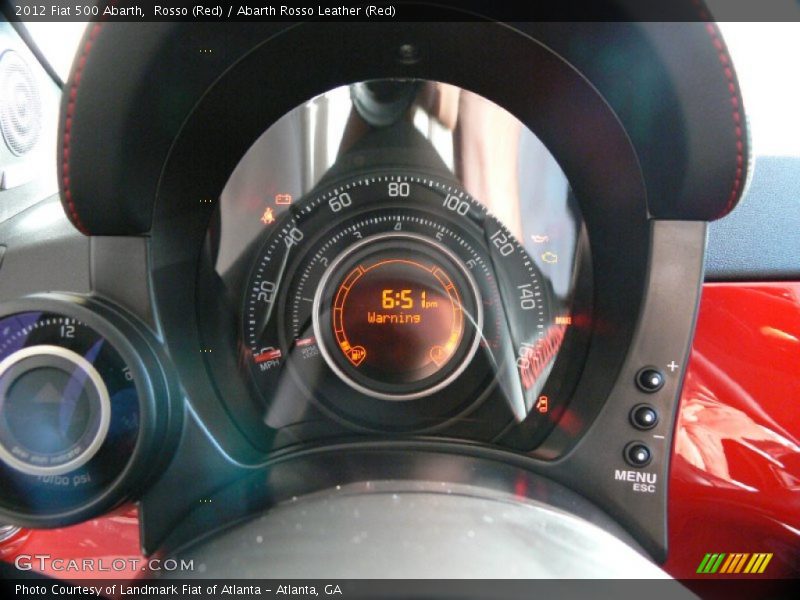  2012 500 Abarth Abarth Gauges