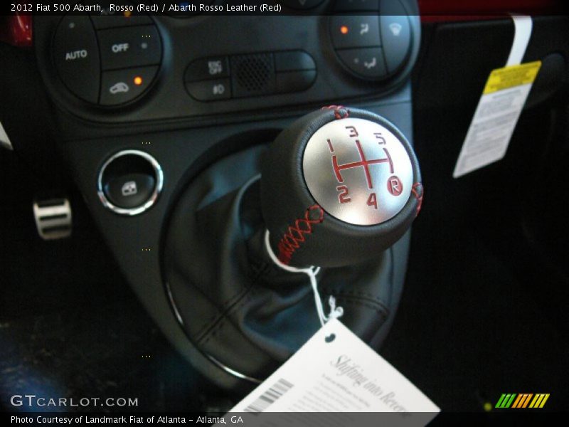  2012 500 Abarth 5 Speed Manual Shifter